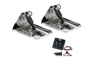 Lenco 17" x 12" Extreme Duty Performance Trim Tab Kit w/Standard Tactile Switch Kit 12V