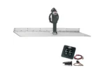 Lenco 12" x 18" Super Strong Trim Tab Kit w/Standard Tactile Switch Kit 12V