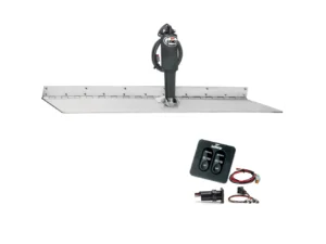 Lenco 12" x 18" Super Strong Trim Tab Kit w/Standard Tactile Switch Kit 12V