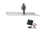 Lenco 12" x 24" Super Strong Trim Tab Kit w/Standard Tactile Switch Kit 12V