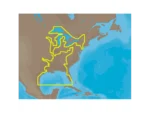 C-MAP MAX NA-M023 - U.S. Gulf Coast & Inland Rivers - SD™ Card