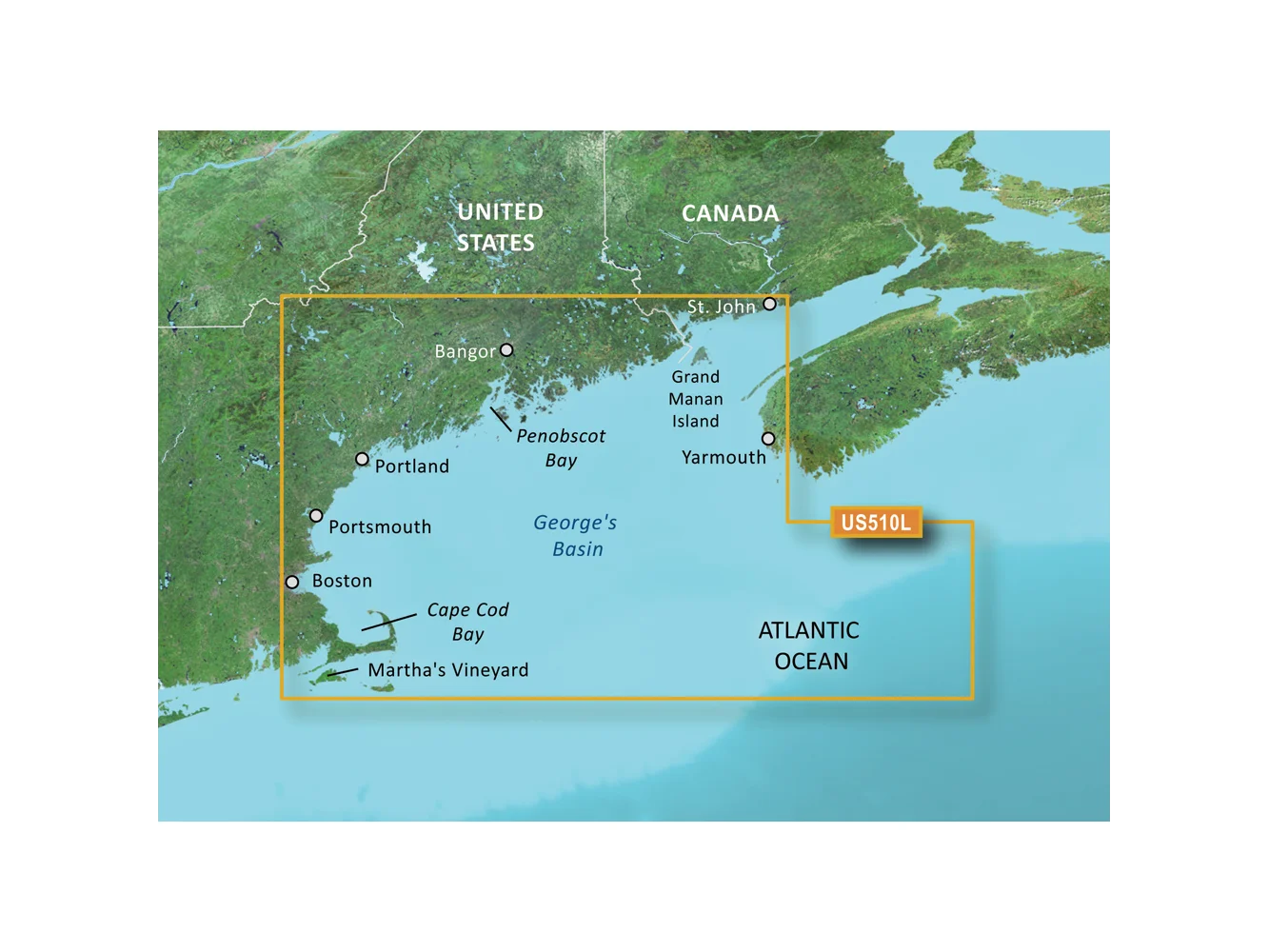 Garmin BlueChart® g3 Vision® HD - VUS510L - St. John - Cape Cod - microSD™/SD™