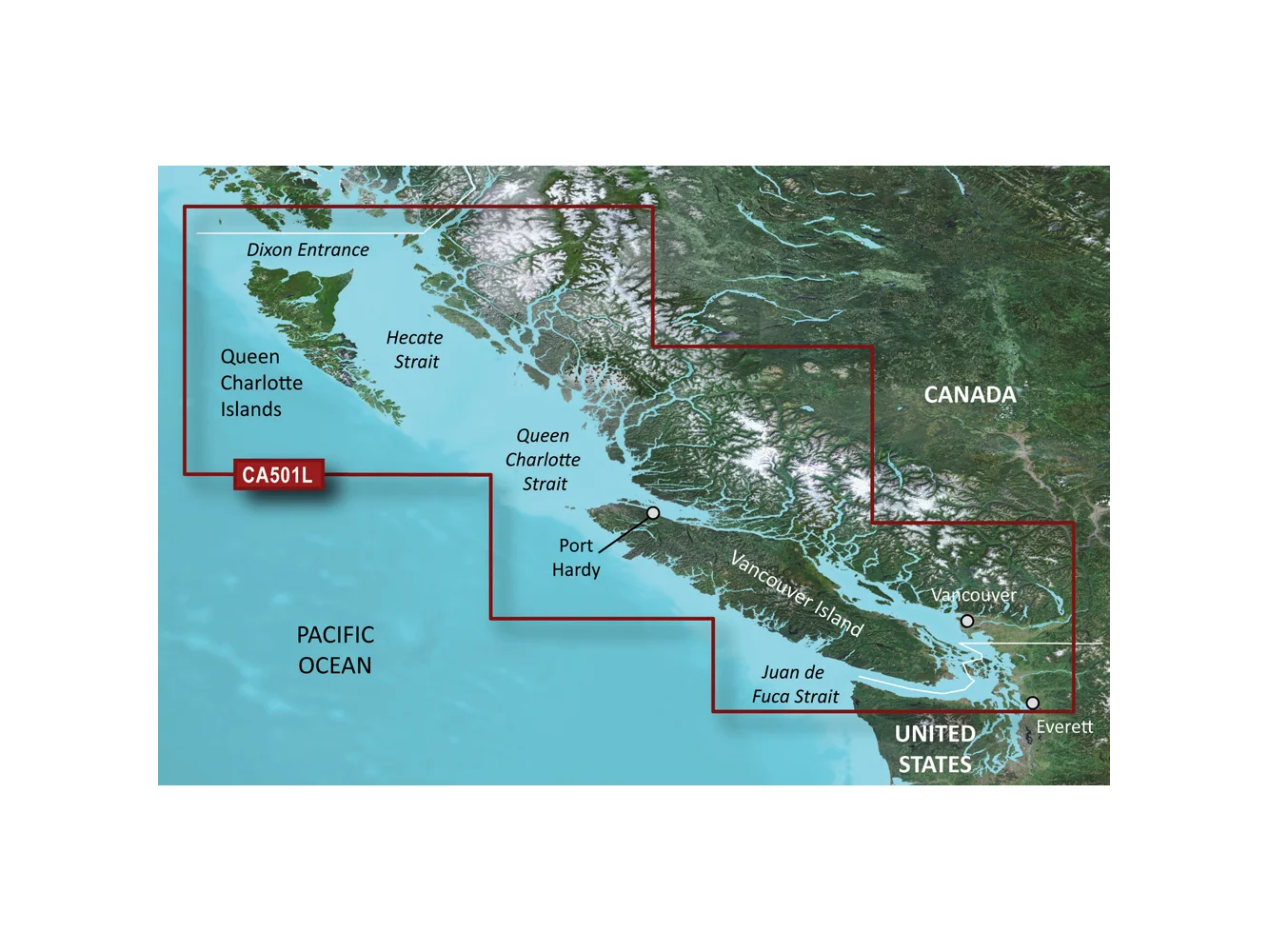 Garmin BlueChart® g3 Vision® HD - VCA501L - Vancouver Island - Dixon Entrance - microSD™/SD™