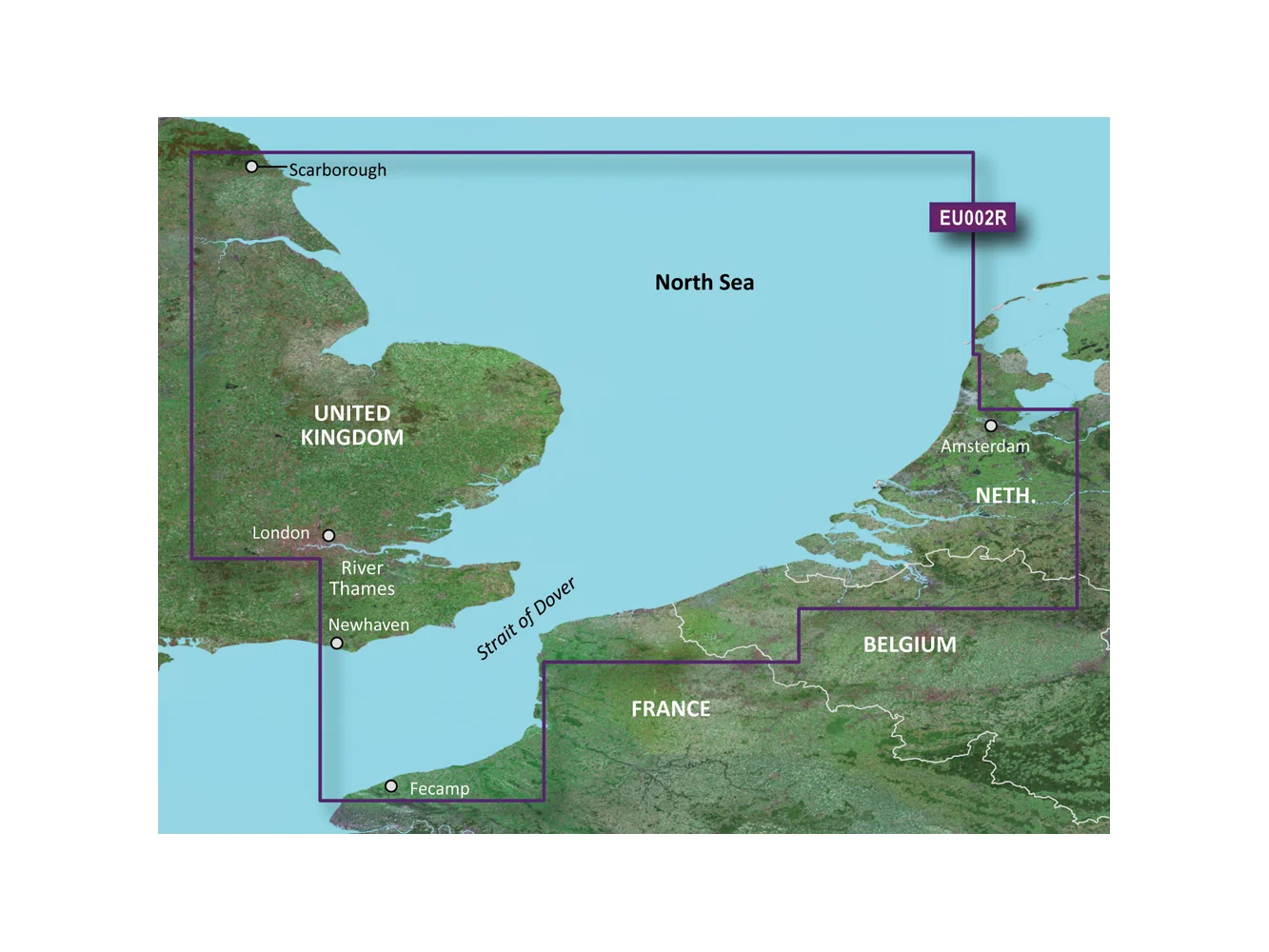 Garmin BlueChart® g3 Vision® HD - VEU002R - Dover to Amsterdam & England Southeast - microSD™/SD™