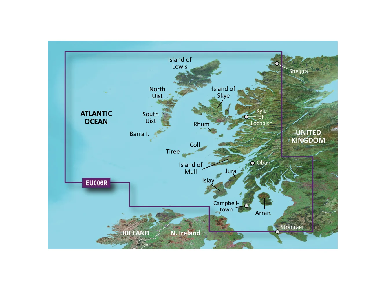 Garmin BlueChart® g3 Vision® HD - VEU006R - Scotland, West Coast - microSD™/SD™