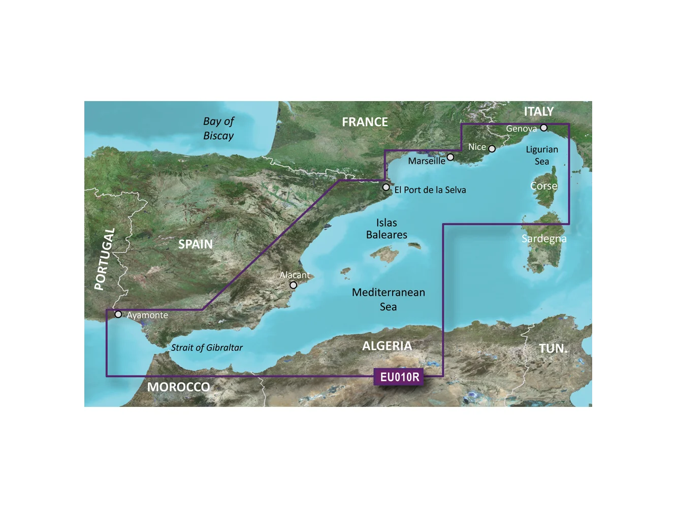 Garmin BlueChart® g3 Vision® HD - VEU010R - Spain, Mediterranean Coast - microSD™/SD™