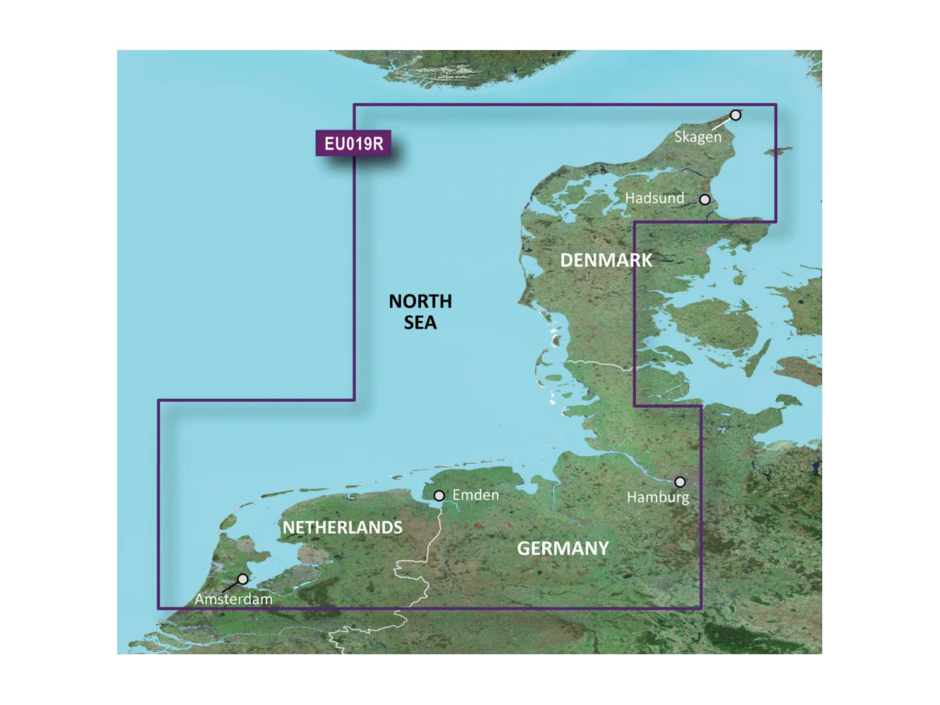 Garmin BlueChart® g3 Vision® HD - VEU019R - Alborg to Amsterdam - microSD™/SD™