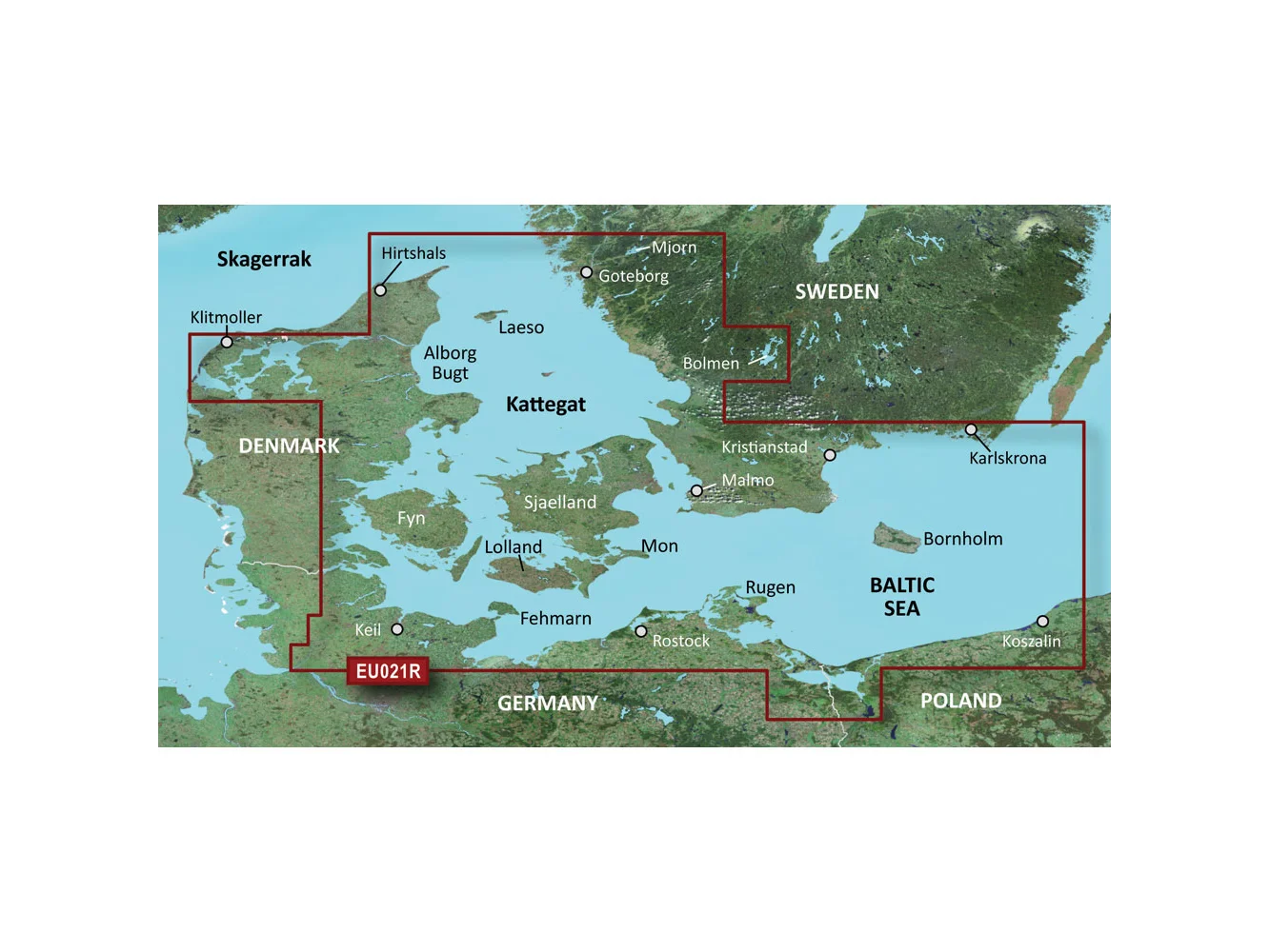 Garmin BlueChart® g3 Vision® HD - VEU021R - Denmark East & Sweden Southeast - microSD™/SD™