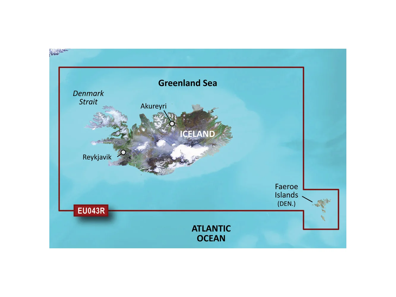 Garmin BlueChart® g3 Vision® HD - VEU043R - Iceland & Faeroe Islands - microSD™/SD™
