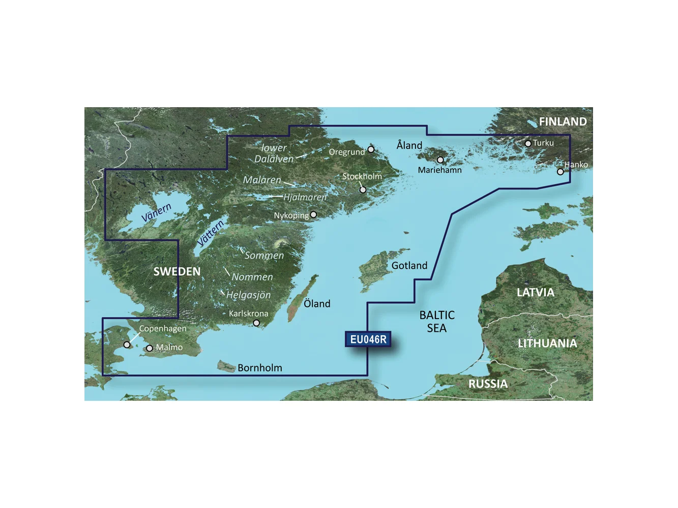 Garmin BlueChart® g3 Vision® HD - VEU046R - Öregrund, Åland to Malmö - microSD™/SD™