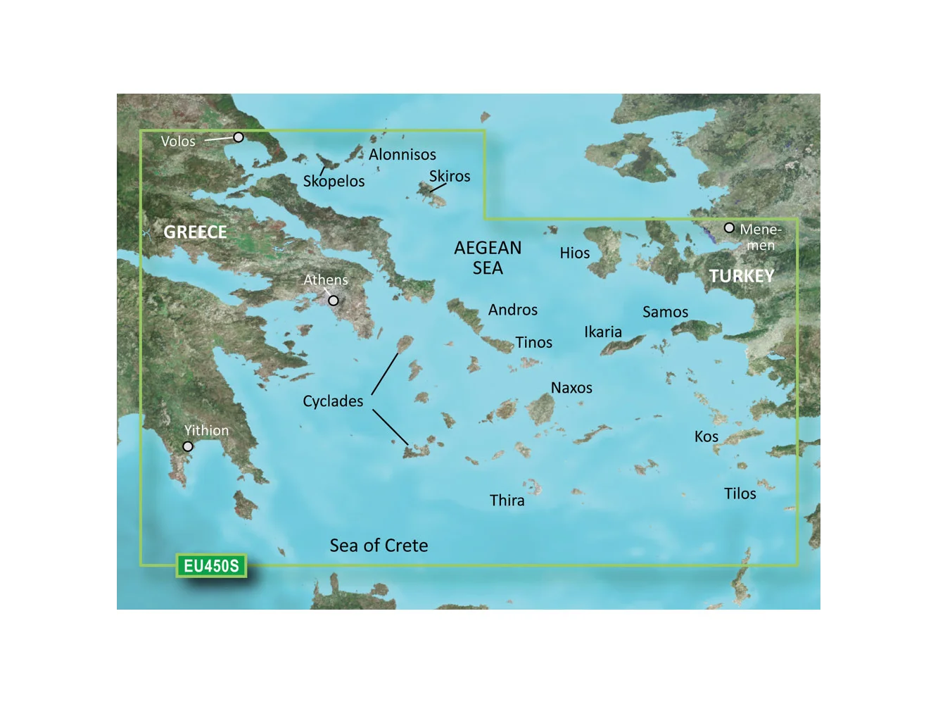 Garmin BlueChart® g3 Vision® HD - VEU450S - Athens & Cyclades - microSD™/SD™