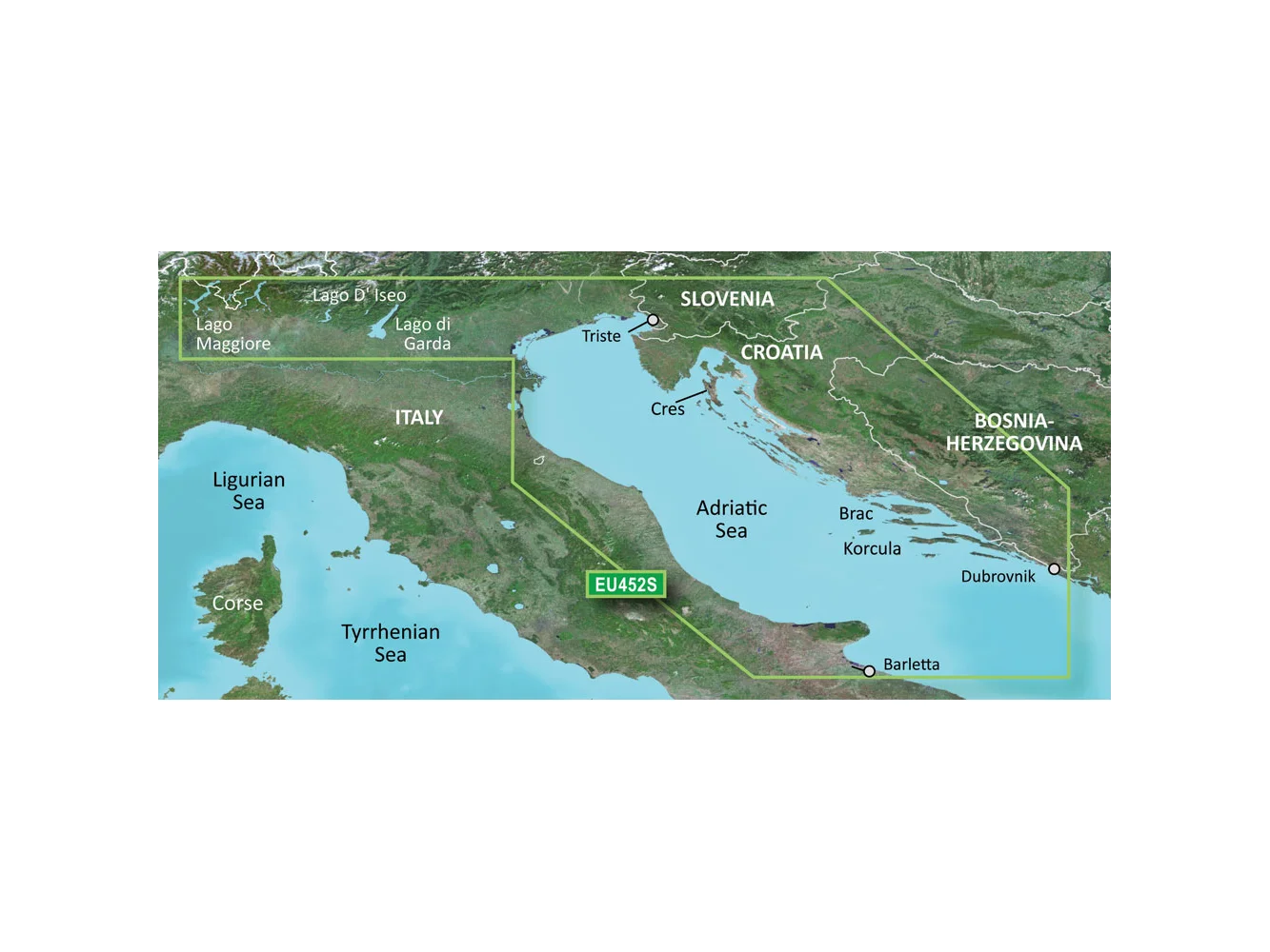Garmin BlueChart® g3 Vision® HD - VEU452S - Adriatic Sea, North Coast - microSD™/SD™