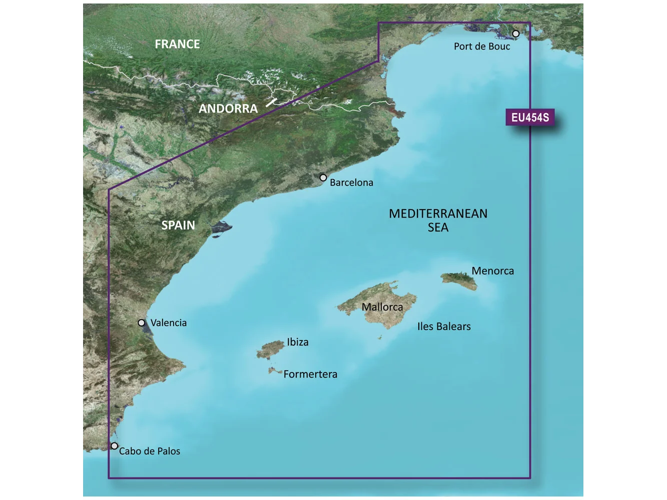 Garmin BlueChart® g3 Vision® HD - VEU454S - Barcelona & Valencia - microSD™/SD™
