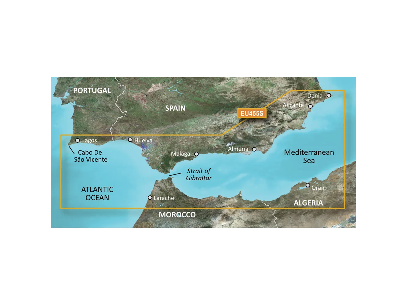 Garmin BlueChart® g3 Vision® HD - VEU455S - Alicante to Cabo de Sao Vicente - microSD™/SD™