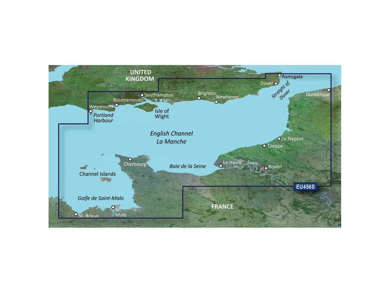Garmin BlueChart® g3 Vision® HD - VEU465S - The Solent & Channel Islands - microSD™/SD™