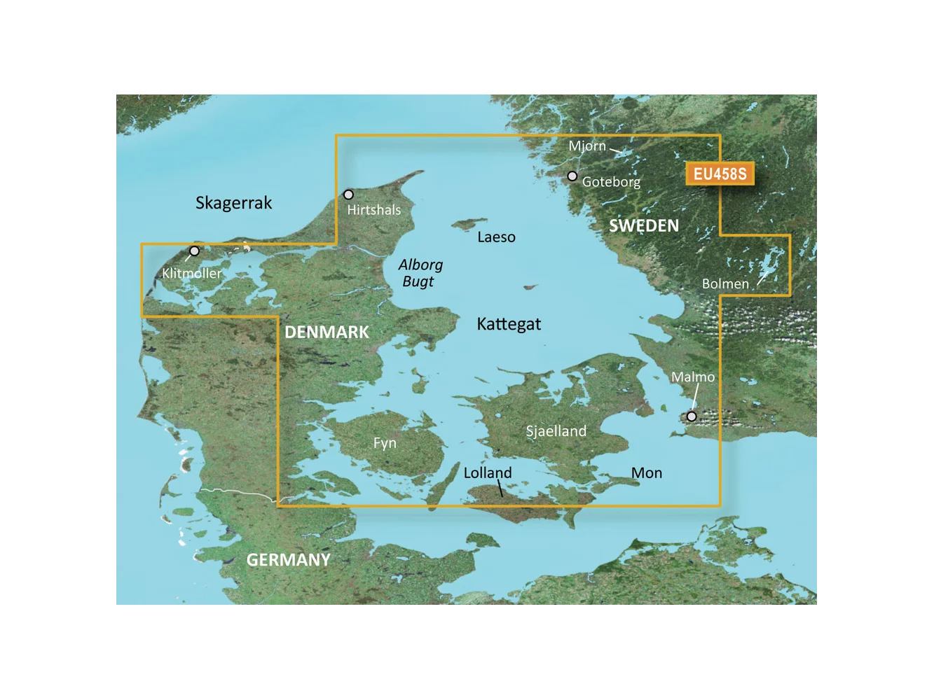 Garmin BlueChart® g3 Vision® HD - VEU458S - Göteborg to Fyn - microSD™/SD™