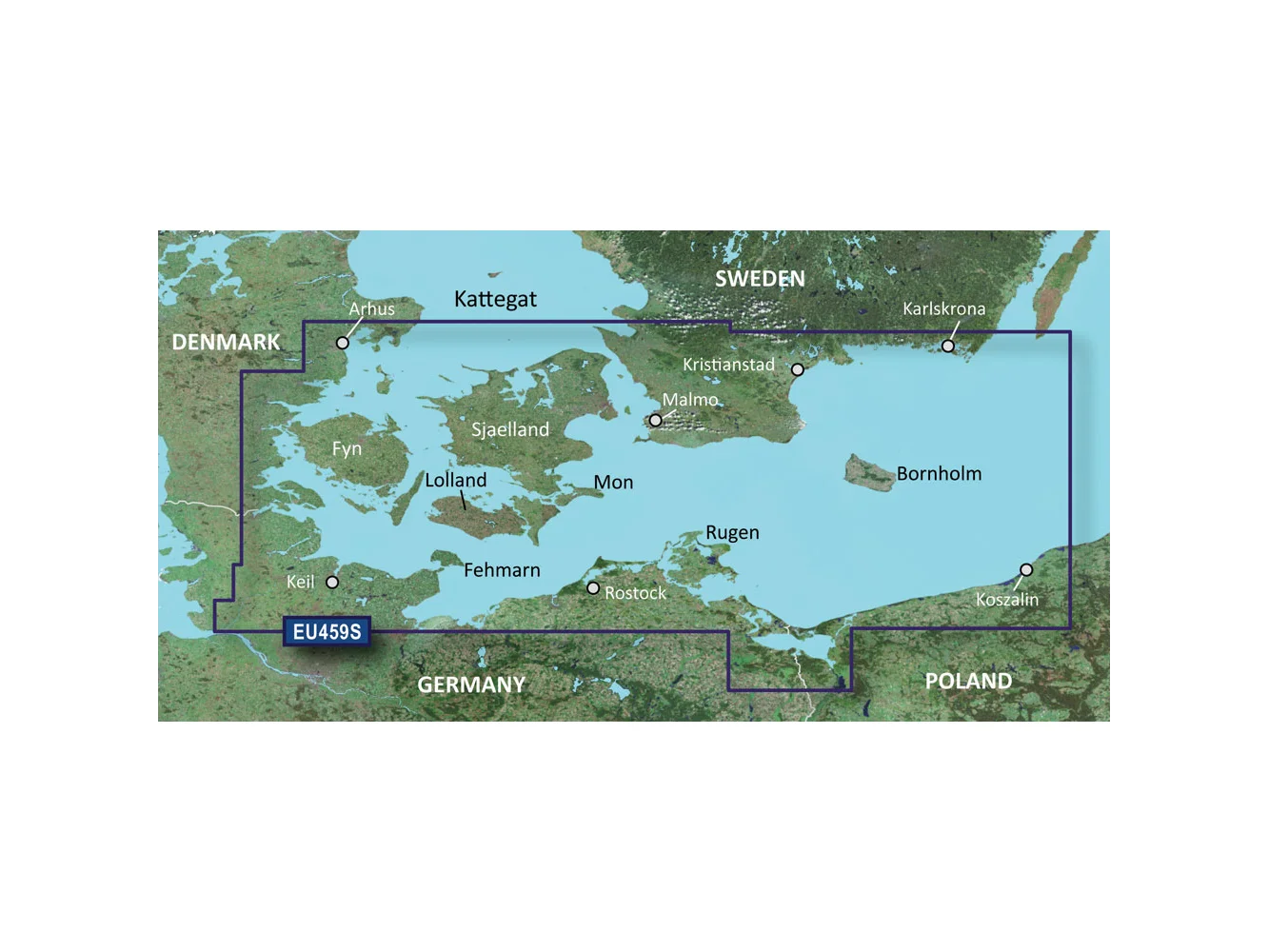 Garmin BlueChart® g3 Vision® HD - VEU459S - Århs-Kiel-Koszalin - microSD™/SD™