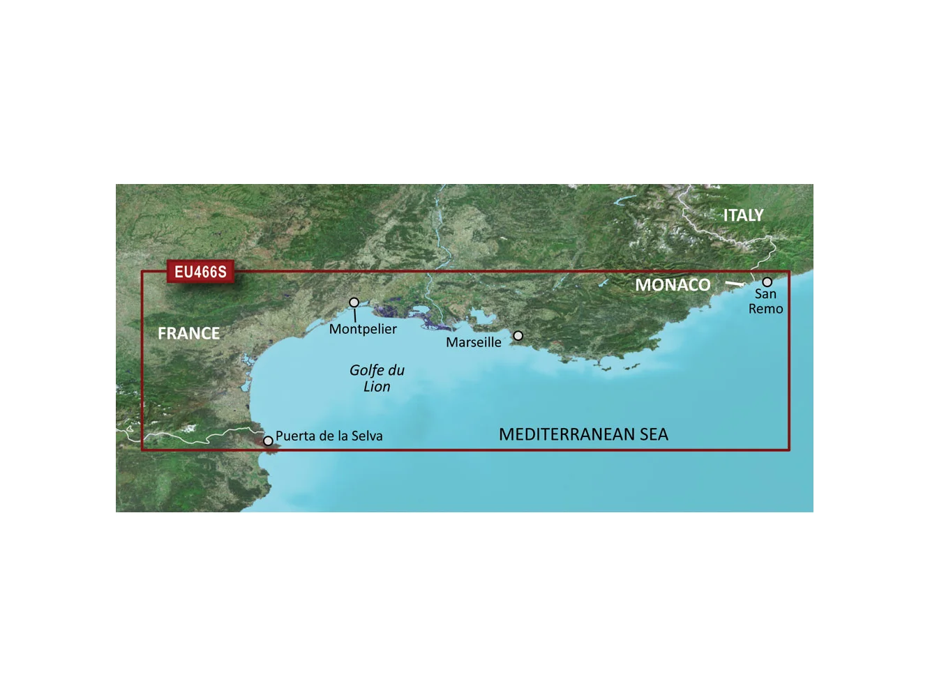 Garmin BlueChart® g3 Vision® HD - VEU466S - Golfe Du Lion to San Remo - microSD™/SD™