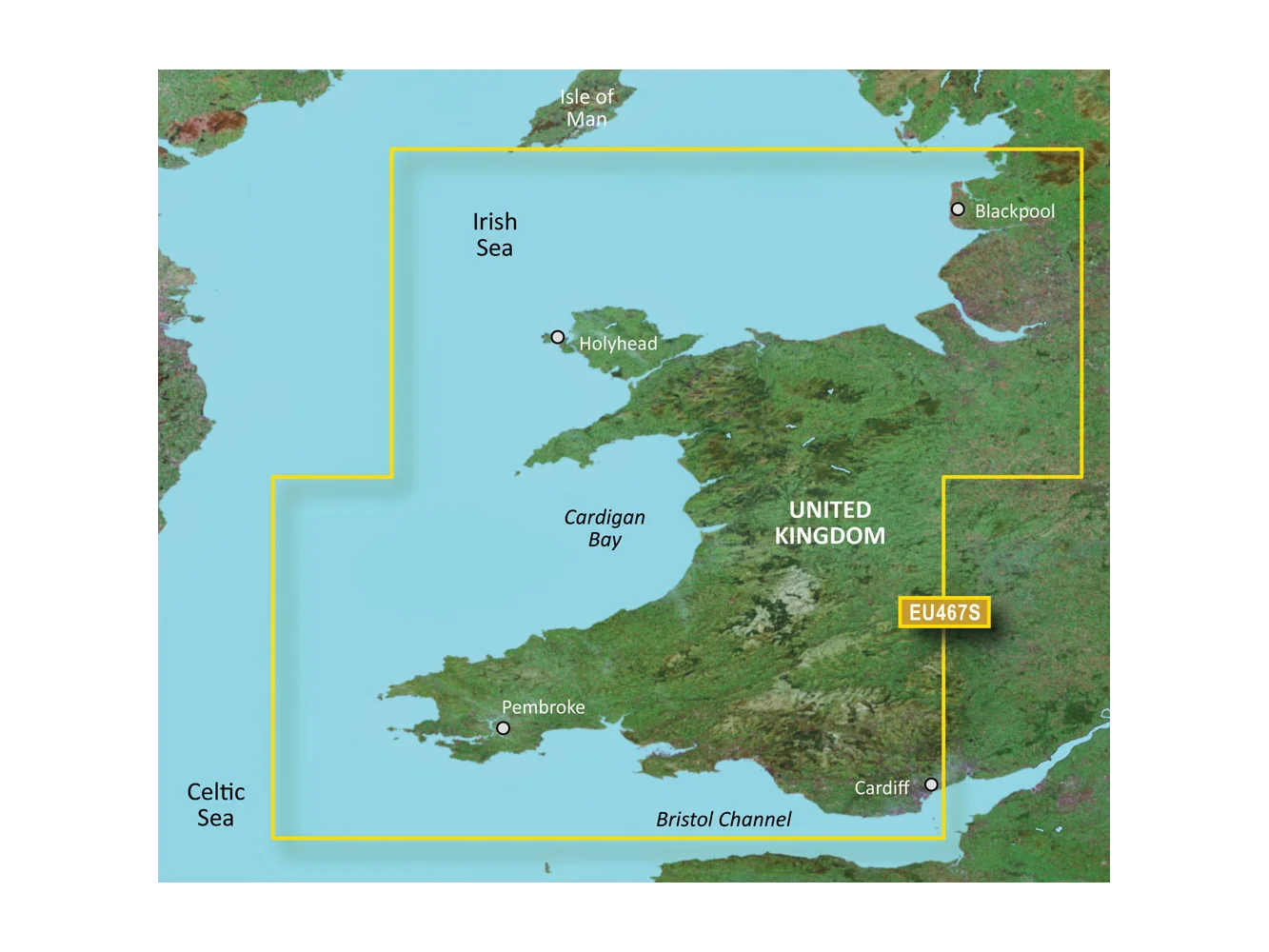 Garmin BlueChart® g3 Vision® HD - VEU467S - Blackpool to Cardiff - microSD™/SD™