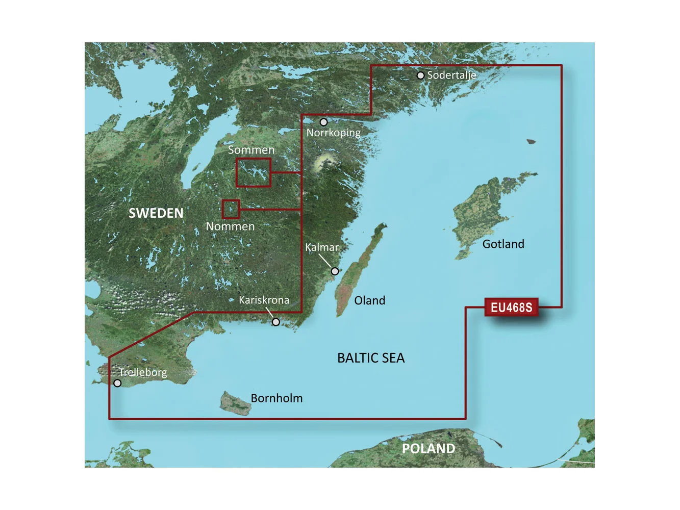 Garmin BlueChart® g3 Vision® HD - VEU468S - Södertälje to Trelleborg - microSD™/SD™