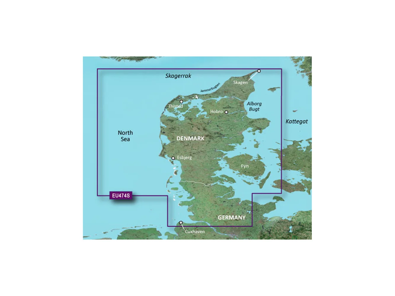 Garmin BlueChart® g3 Vision® HD - VEU474S - Alborg to the Eider - microSD™/SD™