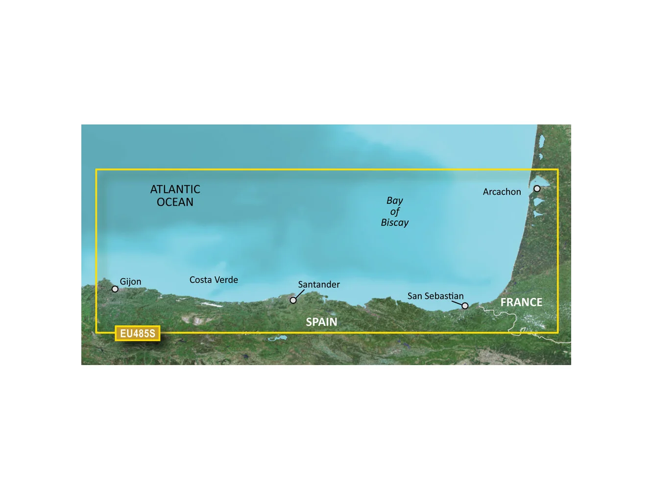 Garmin BlueChart® g3 Vision® HD - VEU485S - Fuenterrabia to Gijon - microSD™/SD™