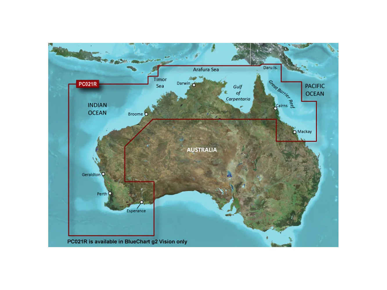 Garmin BlueChart® g3 Vision® HD - VPC021R - Mackay NW to Esperance - microSD™/SD™