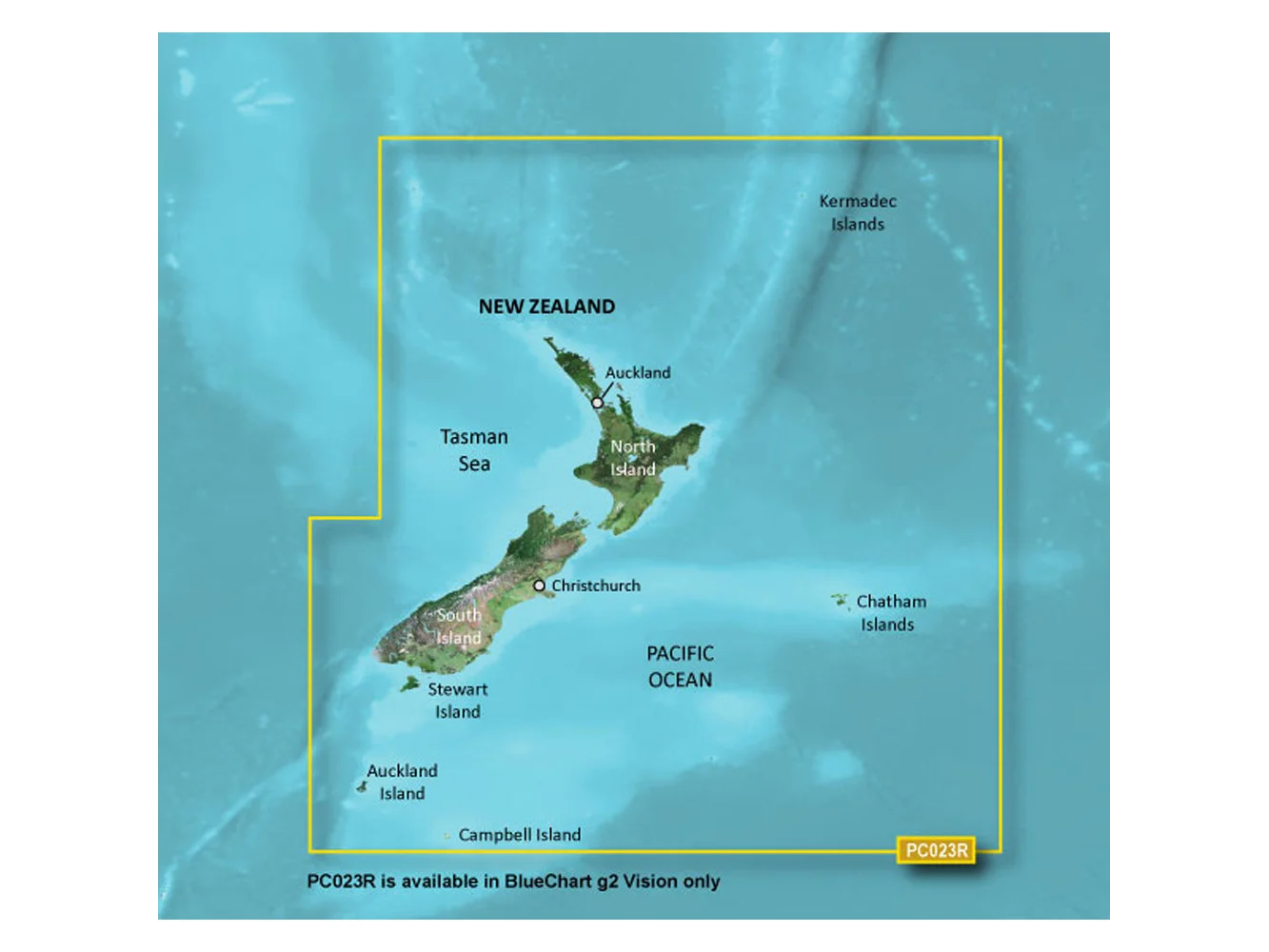 Garmin BlueChart® g3 Vision® HD - VPC023R - New Zealand - microSD™/SD™