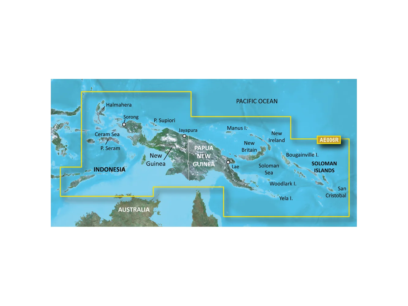 Garmin BlueChart® g3 Vision® HD - VAE006R - Timor Leste/New Guinea - microSD™/SD™