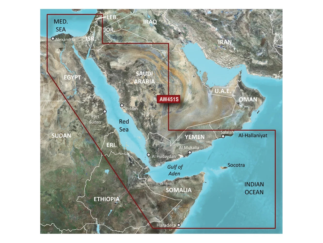 Garmin BlueChart® g3 Vision® HD - VAW451S - Red Sea - microSD™/SD™