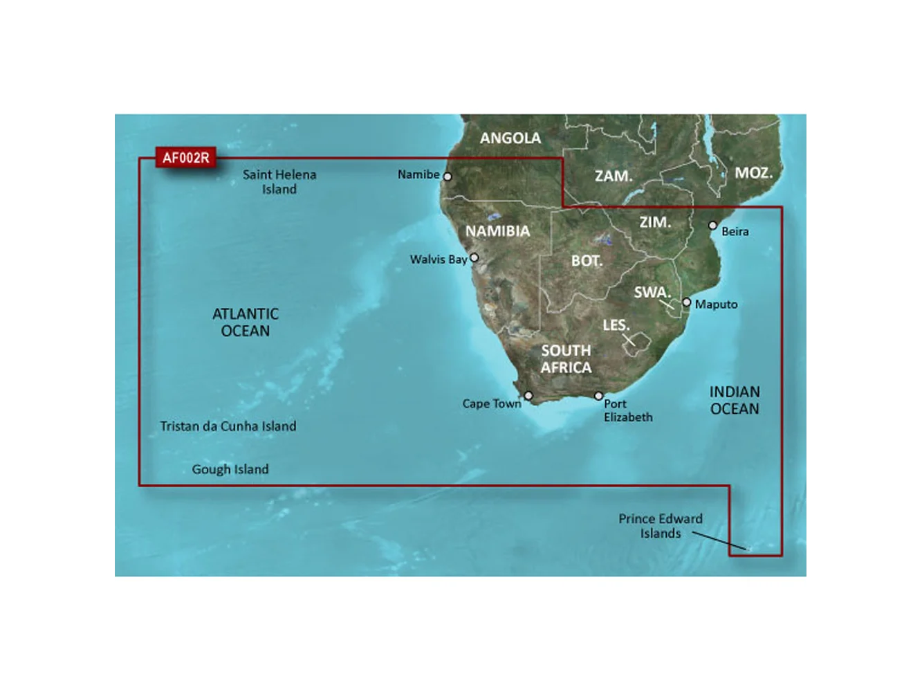 Garmin BlueChart® g3 Vision® HD - VAF002R - South Africa - microSD™/SD™