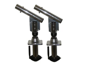 Lee's Sidewinder Bolt-In Outrigger Mounts, Lay-Down Version - Silver(Pair)