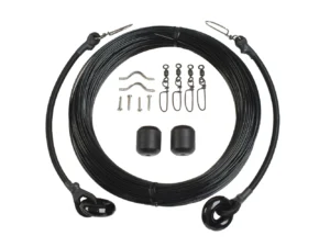 Lee's Deluxe Rigging Kit - Single Rig Up To 37ft. - Black Mono