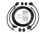 Lee's Deluxe Rigging Kit - Double Rig Up To 37ft. - Black Mono