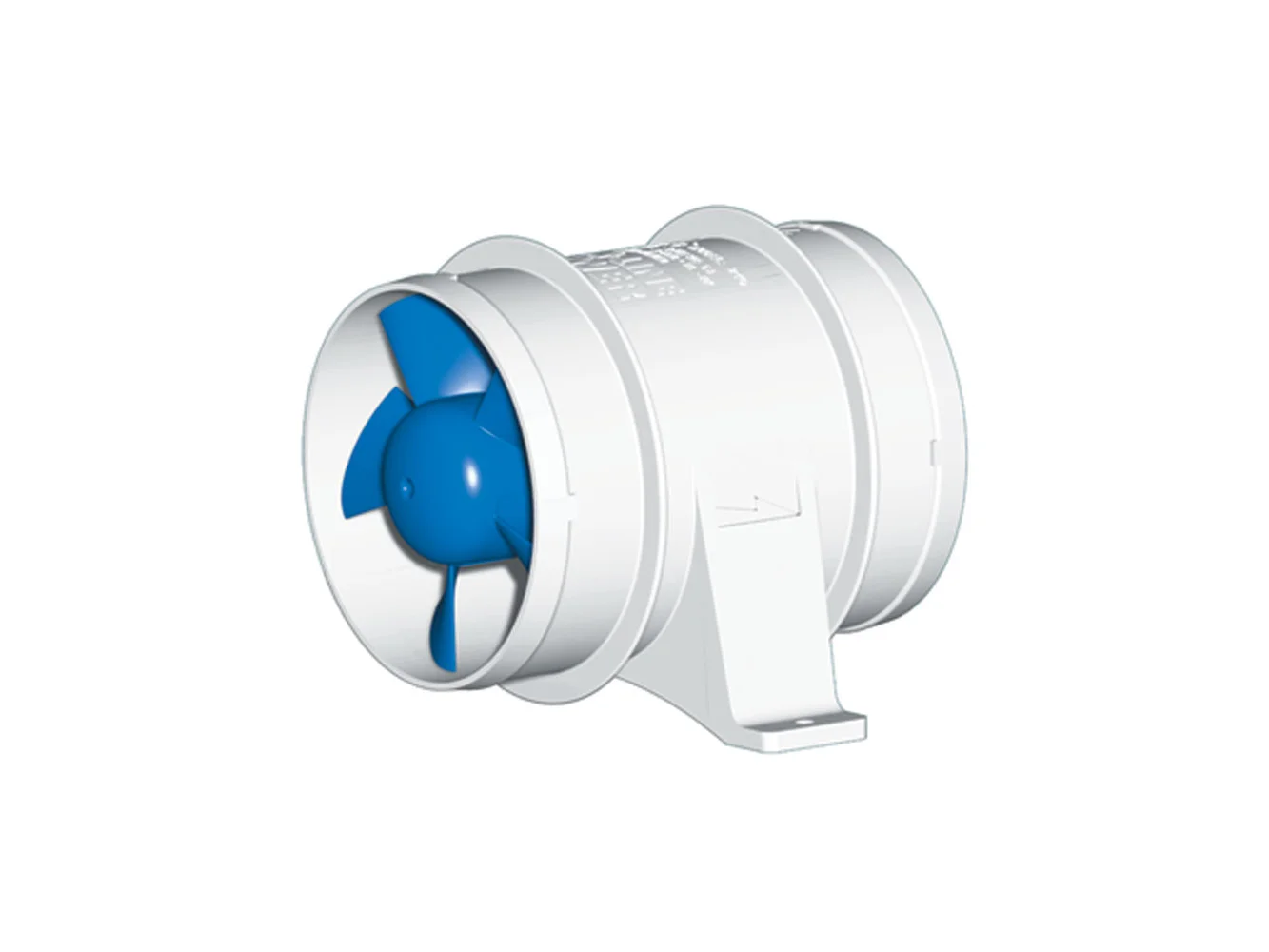 Rule 4" In-Line Blower