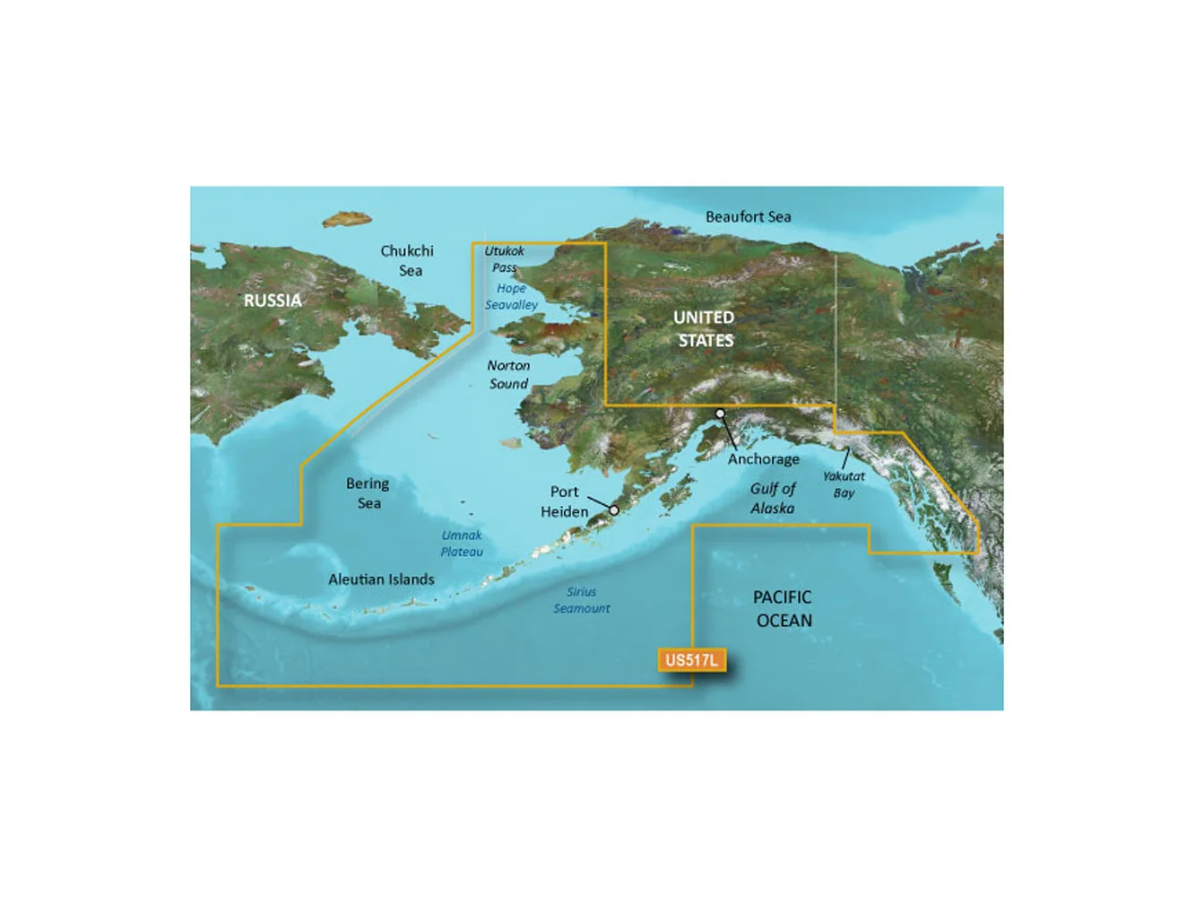 Garmin BlueChart® g3 Vision® HD - VUS517L - Alaska South - microSD™/SD™