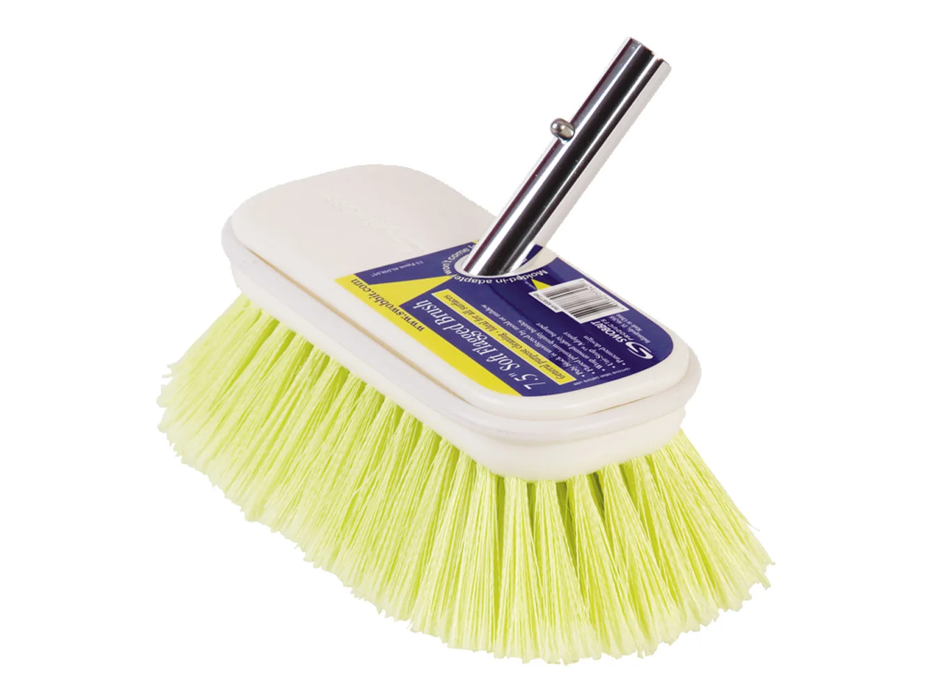 Swobbit 7.5" Soft Flagged Brush - Yellow