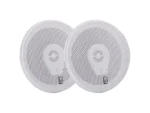 Poly-Planar MA-8505W 5" 200 Watt Titanium Series Speakers - White