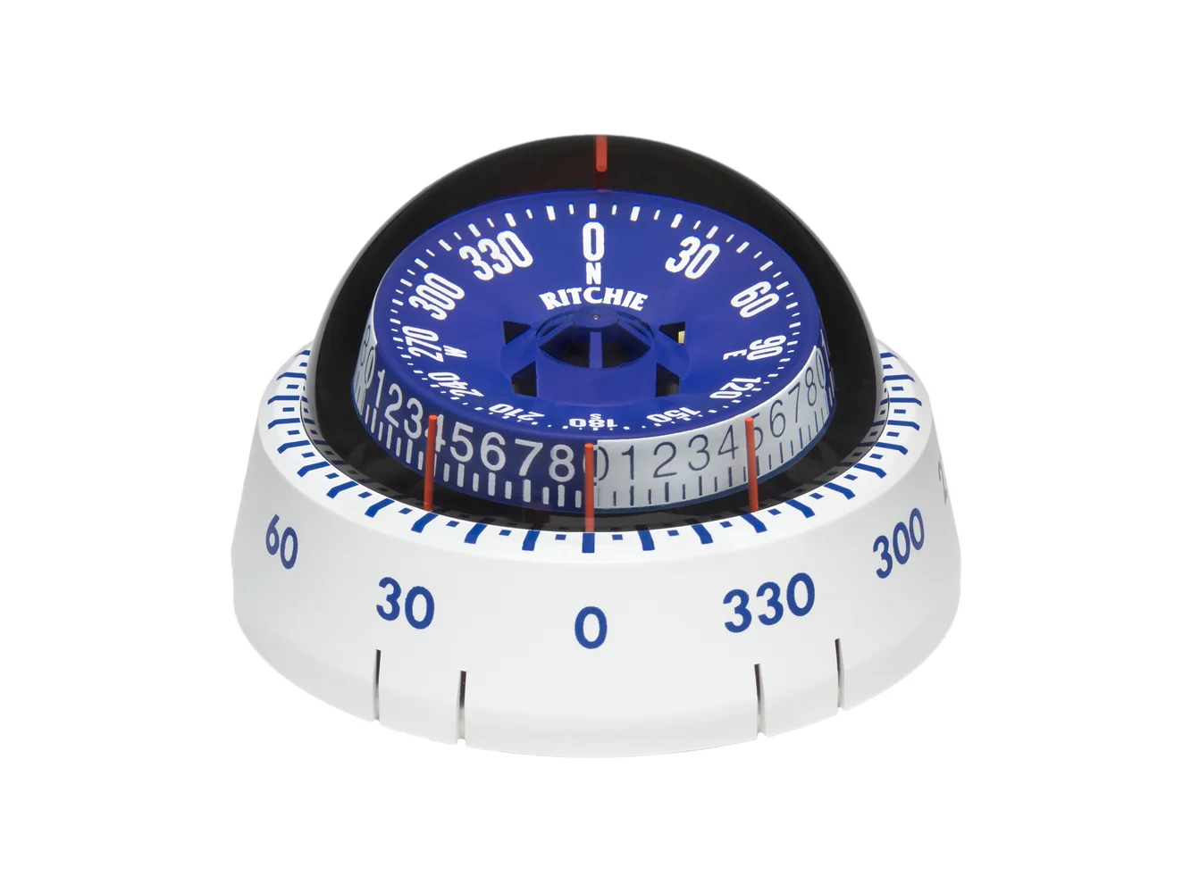 Ritchie XP-98W X-Port Tactician Compass - Surface Mount - White