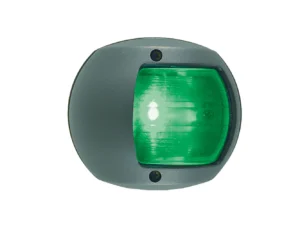 Perko LED Side Light - Green - 12V - Black Plastic Housing