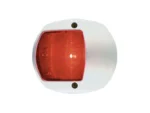 Perko LED Side Light - Red - 12V - White Plastic Housing