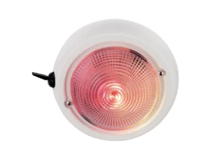 Perko Dome Light w/Red & White Bulbs