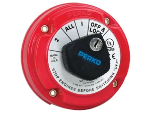 Perko 8504DP Medium Duty Battery Selector Switch w/Alternator Field Disconnect & Key Lock