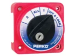 Perko Compact Medium Duty Battery Selector Switch w/Key Lock