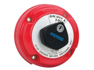 Perko Medium Duty Main Battery Disconnect Switch w/Alternator Field Disconnect & Key Lock