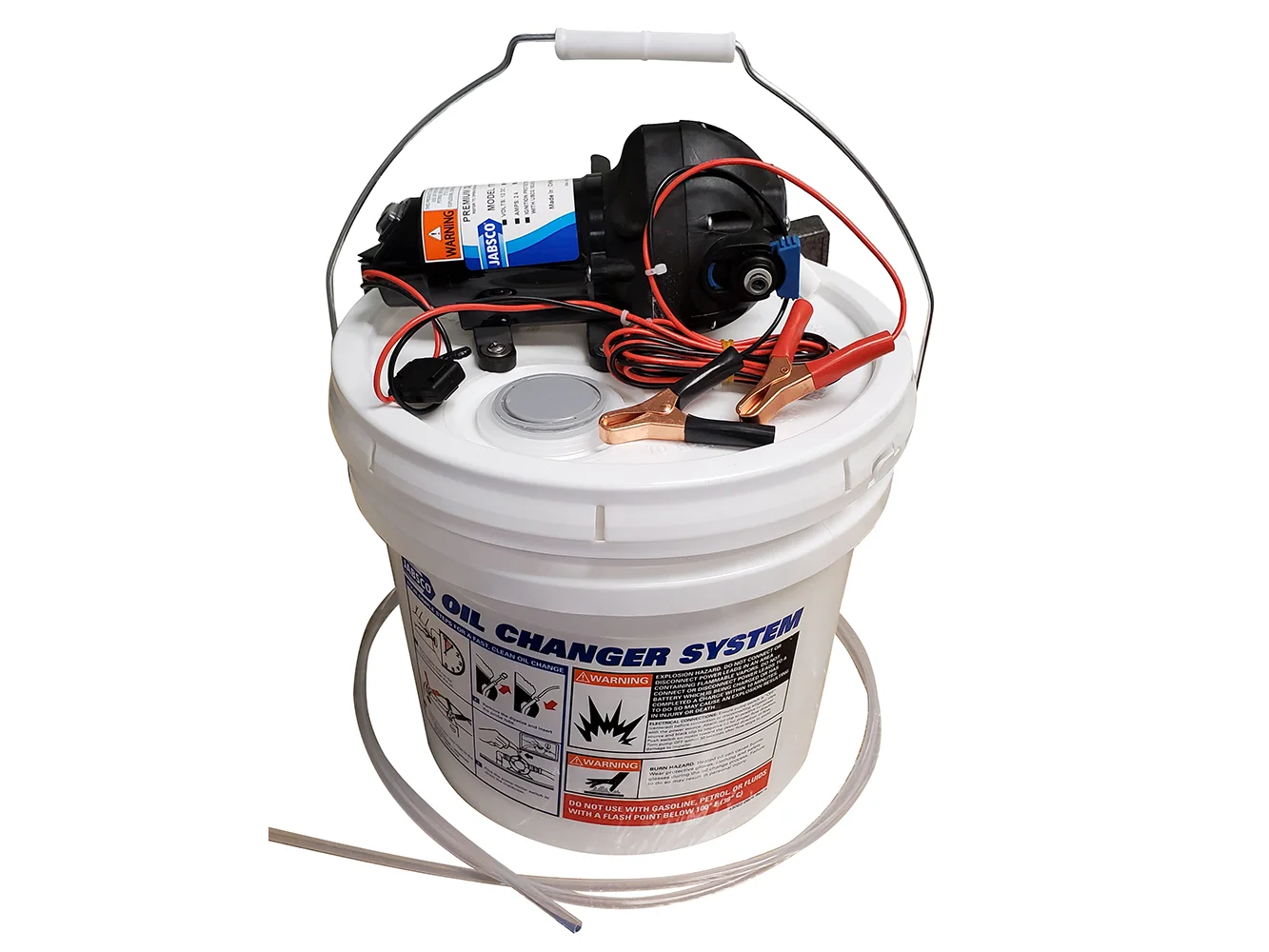 Jabsco DIY Oil Change System w/Pump & 3.5 Gallon Bucket