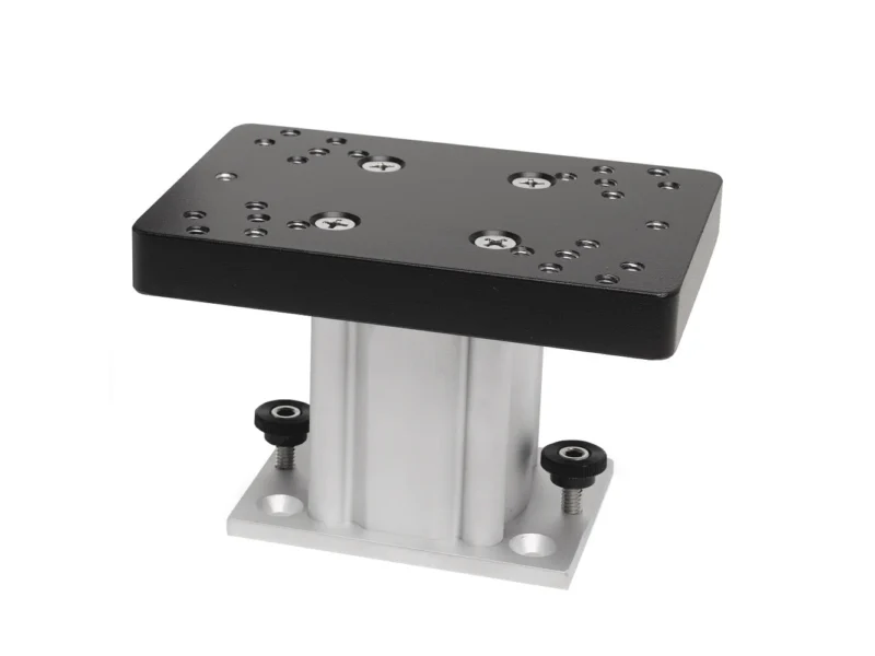 Cannon Aluminum Fixed Base Downrigger Pedestal - 4"