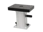 Cannon Aluminum Swivel Base Downrigger Pedestal - 6"
