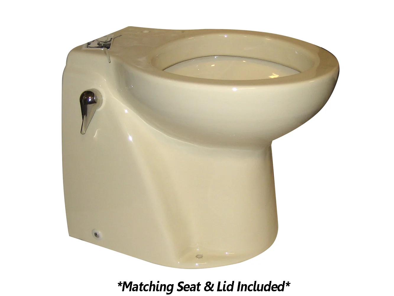 Raritan Atlantes Freedom® w/Vortex-Vac - Household Style - Bone - Remote Intake Pump - Smart Toilet Control - 12v