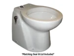 Raritan Atlantes Freedom® w/Vortex-Vac - Household Style - White - Freshwater Solenoid - Smart Toilet Control - 12v